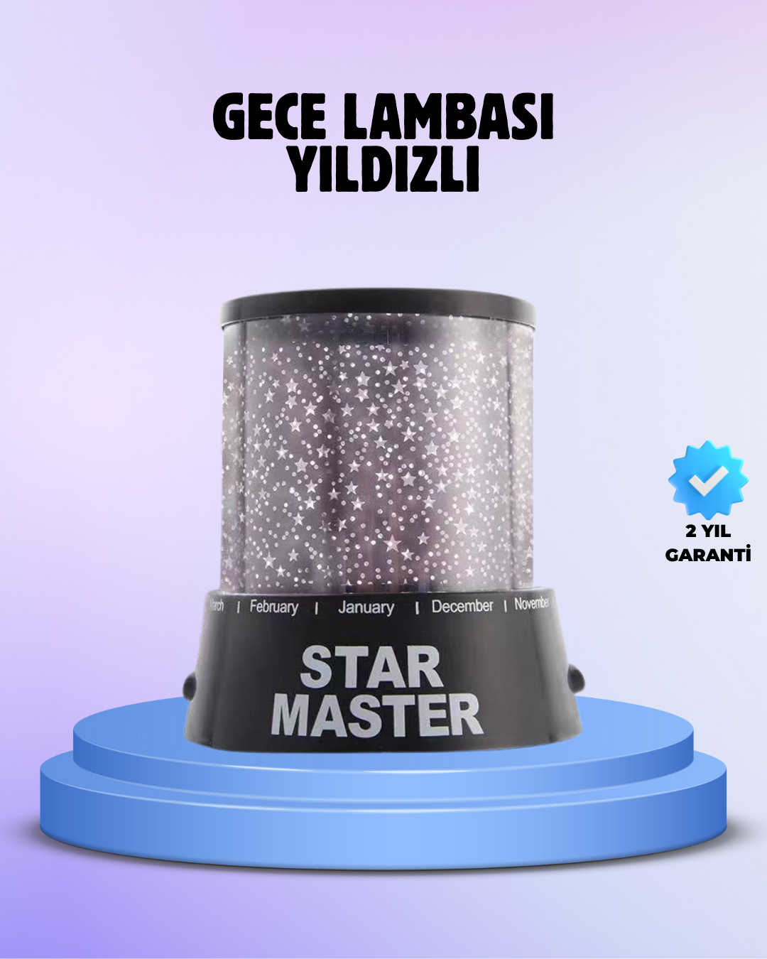 3-92 Odayı Yıldızlarla Dolduran Galaxy Efektli LED Projektör Işık - Vipsepet - Görsel 1