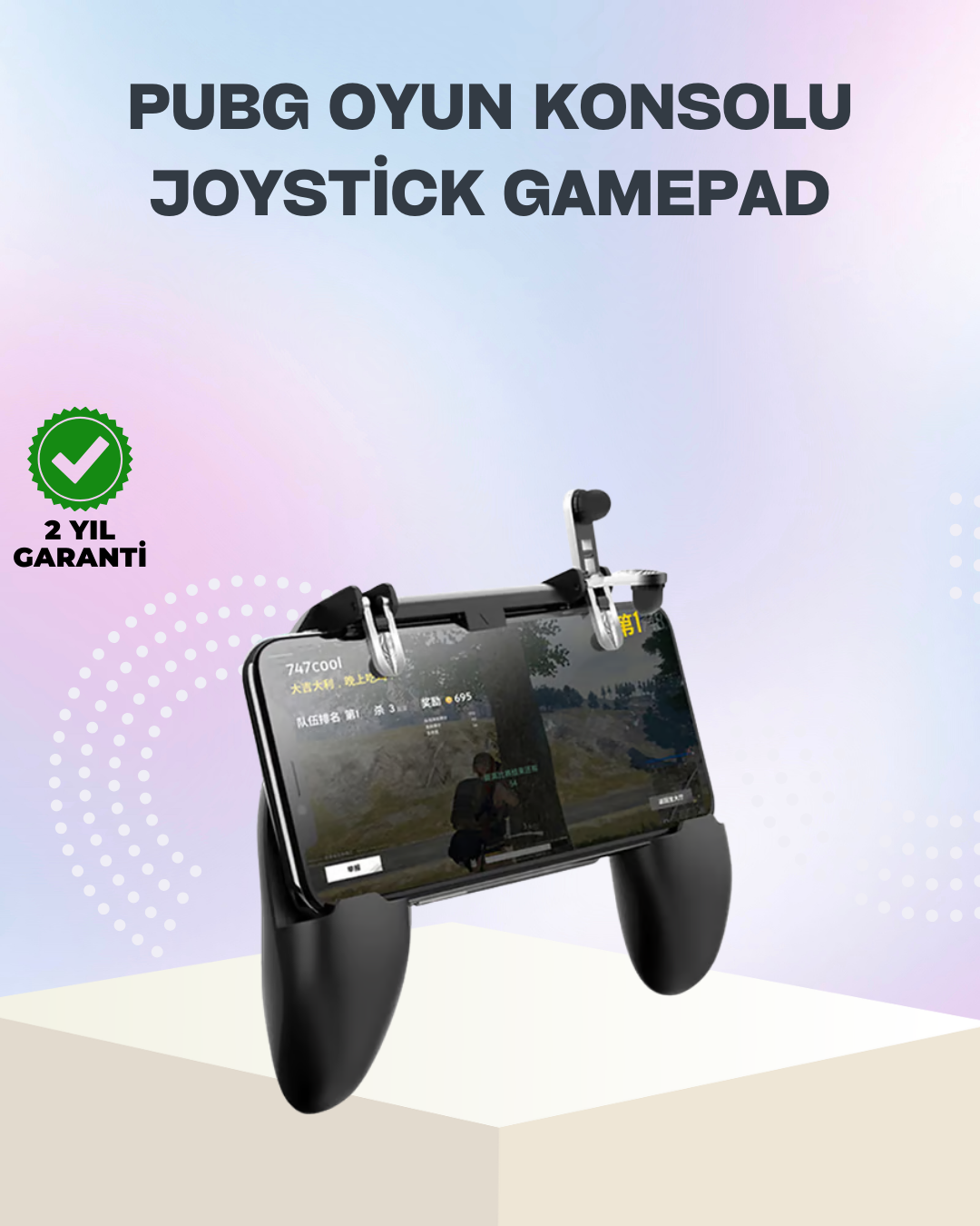 3-94 Mobil Oyunlar İçin Joystickli Ergonomik Gamepad Kontrol Cihazı - Vipsepet - Görsel 1