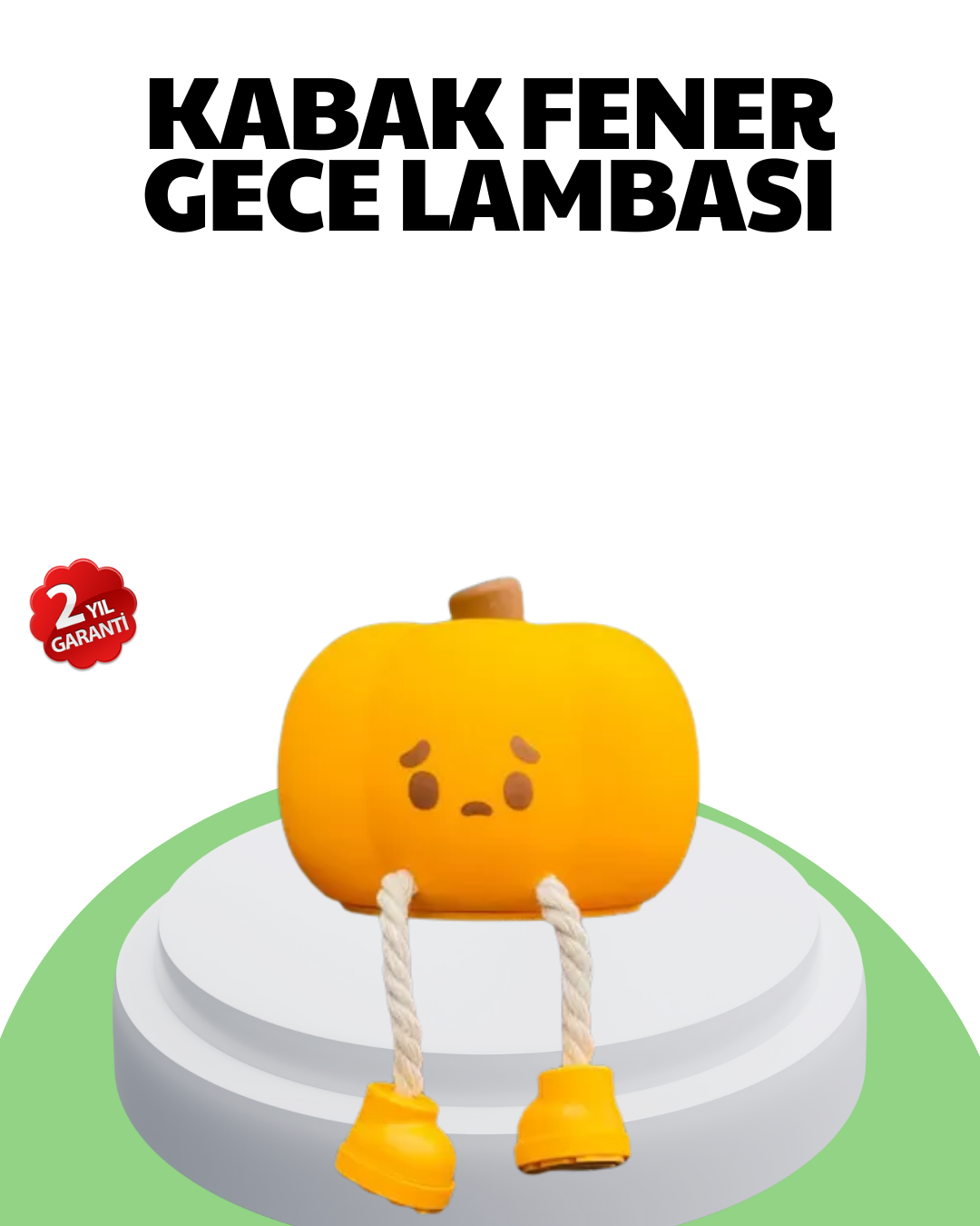 3-95 Şarjlı Pumpkin LED Masa Lambası Zamanlayıcılı Dokunmatik - Vipsepet - Görsel 1