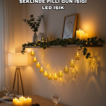 Ramazan Bayram Süslemesi İçin LED Işık Cami Figürlü Dekoratif Tasarım - Vipsepet
