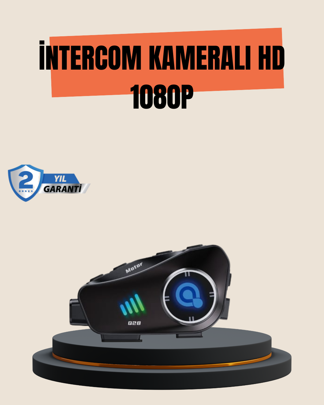 3-98 Q28 Motosiklet Kask Bluetooth Kulaklık Full HD 1080P Kamera - vipsepet - Görsel 1