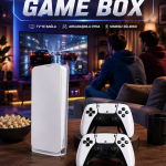 3D Çift Oyun Kollu 4K HD Ekran Nostaljik 20.000 Oyunlu Beyaz Game Box - Vipsepet