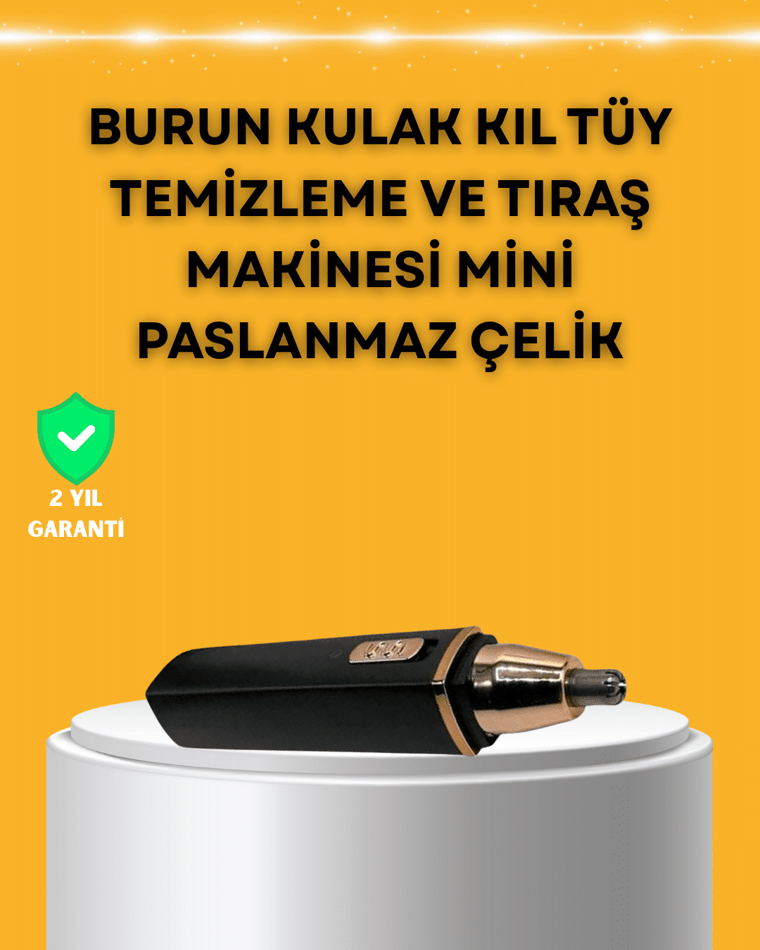 4-1 USB Şarjlı Sessiz Burun ve Kulak Kılı Temizleme Cihazı - vipsepet - Görsel 1