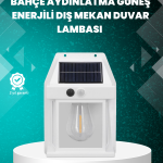 Çok Modlu Güneş Enerjili Bahçe ve Balkon Lambası - Vipsepet