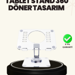 Ayarlanabilir Şeffaf Tablet Standı Kaymaz Silikon Tabanlı - Vipsepet
