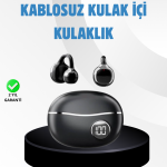 Açık Kulak Kablosuz Bluetooth Kulaklık – Konforlu Tasarım ve Uzun Süreli Kullanım - vipsepet