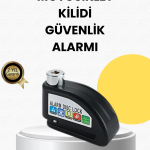 Çelik Gövdeli Alarm Disk Kilidi Motosiklet ve Bisiklet İçin Güvenlik - Lisinya
