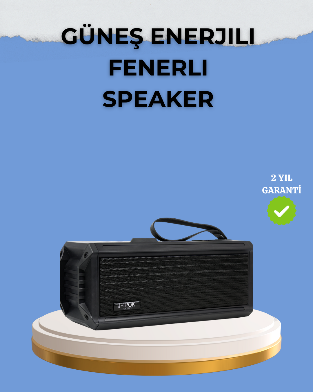 4-135 Kablosuz J-IPOX P520 Bluetooth Hoparlör Uzun Pil Ömrü ve Mikrofon - Vipsepet - Görsel 1