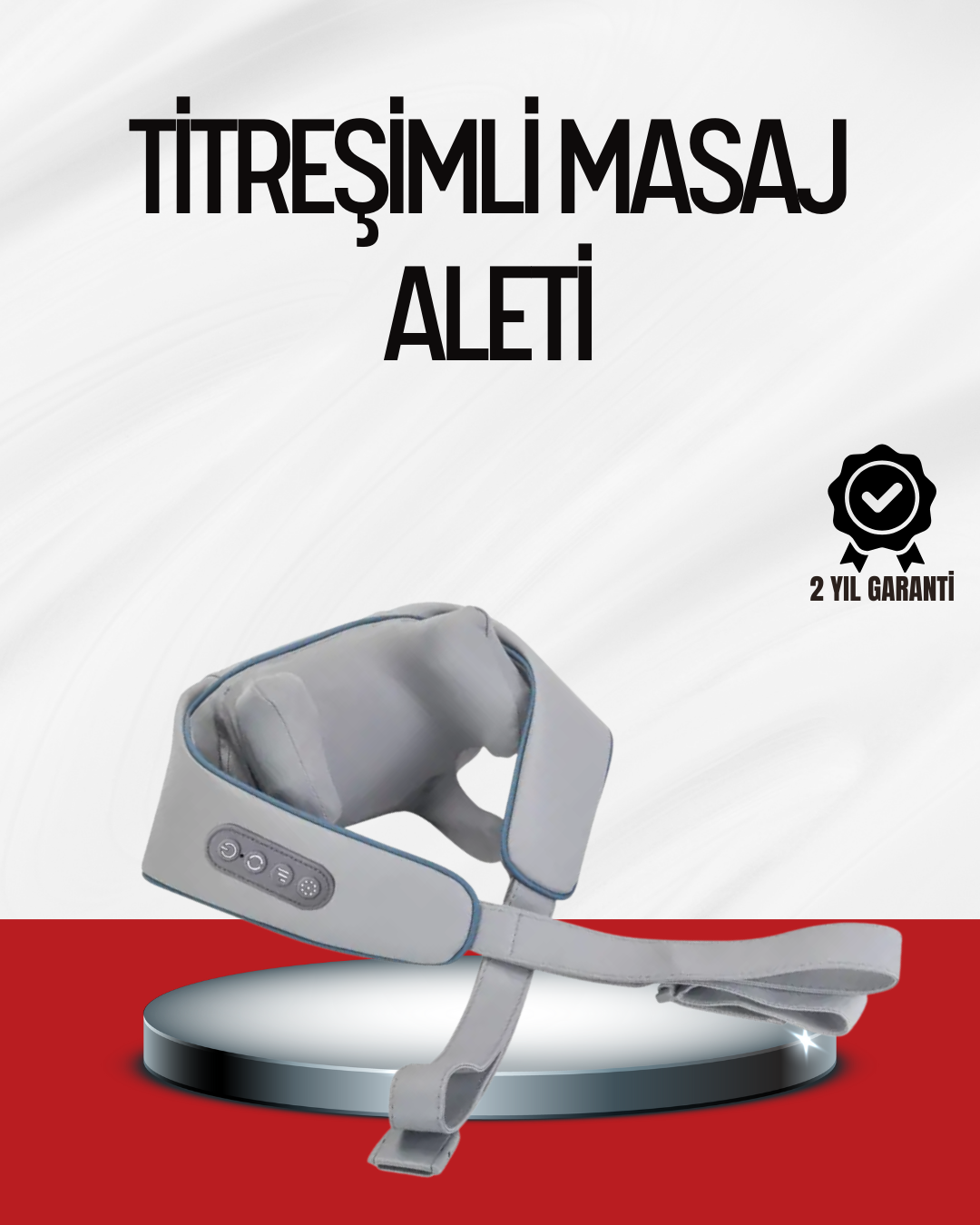 4-142 Çok Fonksiyonlu Kablosuz Masaj Aleti | 2 Modlu Isıtmalı - Vipsepet - Görsel 1