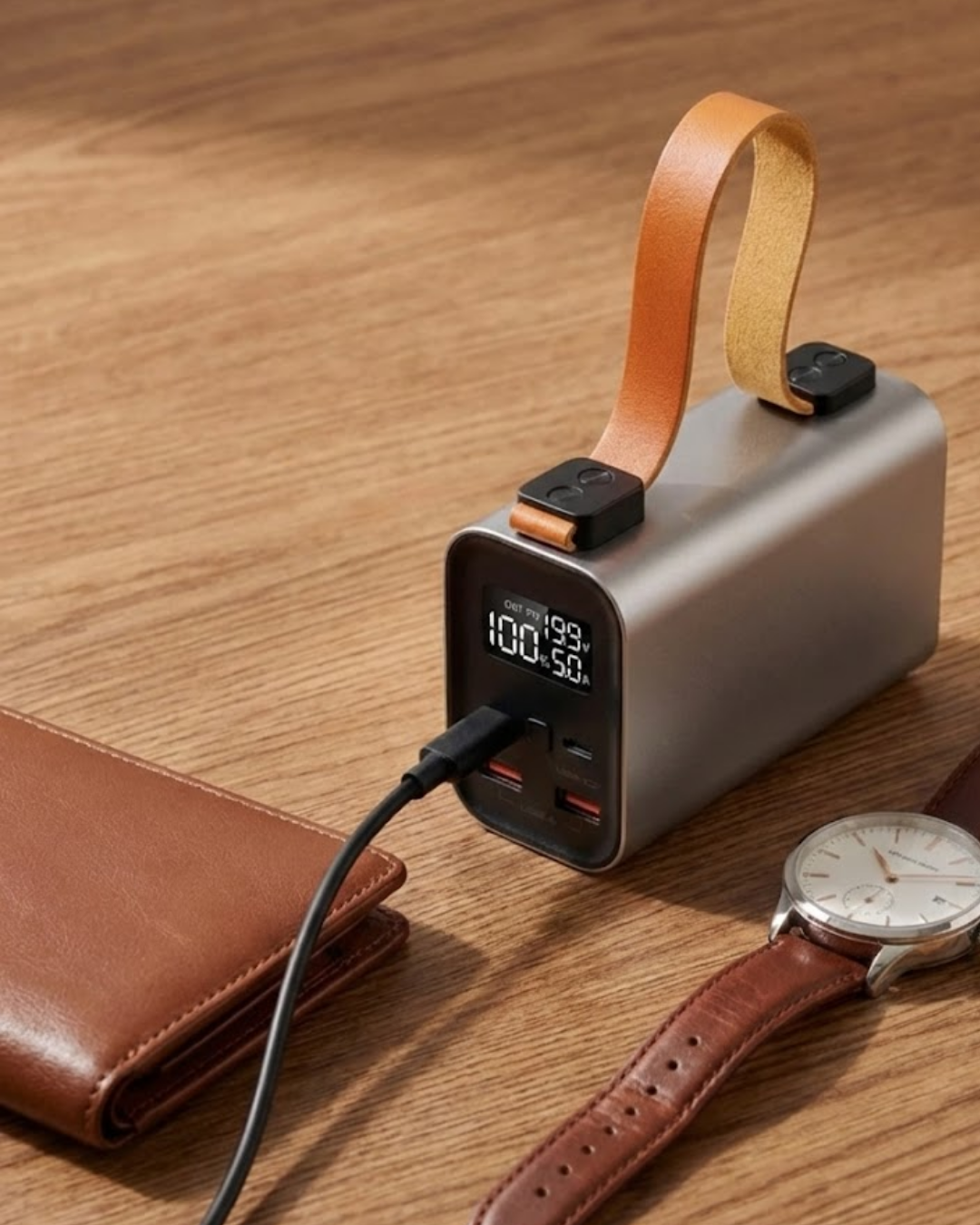 4-164 50000 mAh Güçlü Powerbank Dijital Göstergeli Çoklu USB Çıkışlı - vipsepet - Görsel 1