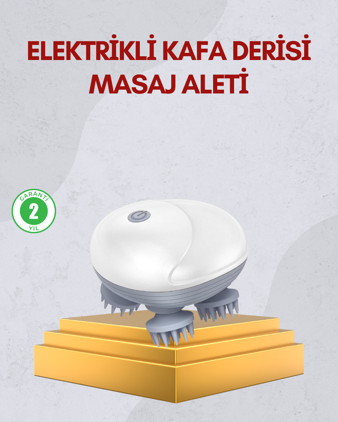 4-168 Kablosuz Kafa ve Vücut Masaj Aleti Taşınabilir Tasarım - Vipsepet - Görsel 1