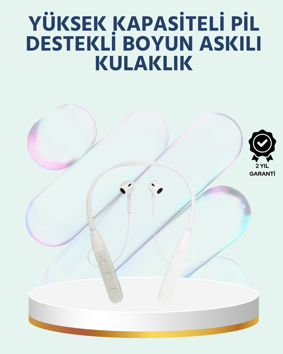 4-170 Hızlı Bağlantı ve Güçlü Ses Kalitesi Bluetooth Kulaklık - vipsepet - Görsel 1