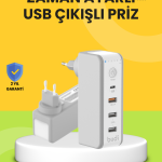 Hızlı Şarj Destekli Zaman Ayarlı USB Şarj Adaptörü - Vipsepet