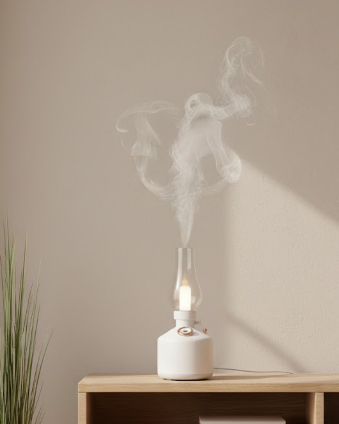 4-171 USB Şarjlı Gaz Lambası Modeli Nano Mist Aromaterapi Nemlendirici 280 ml - Vipsepet - Görsel 1