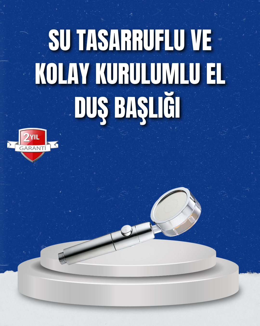 4-174 Şelale Sisi ve Masaj Özellikli Banyo Duş Başlığı - Vipsepet - Görsel 1
