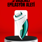3'ü 1 Arada Epilatör Su Geçirmez Metal Başlıklı LED Işıklı 90 Dakika Şarjlı - Vipsepet