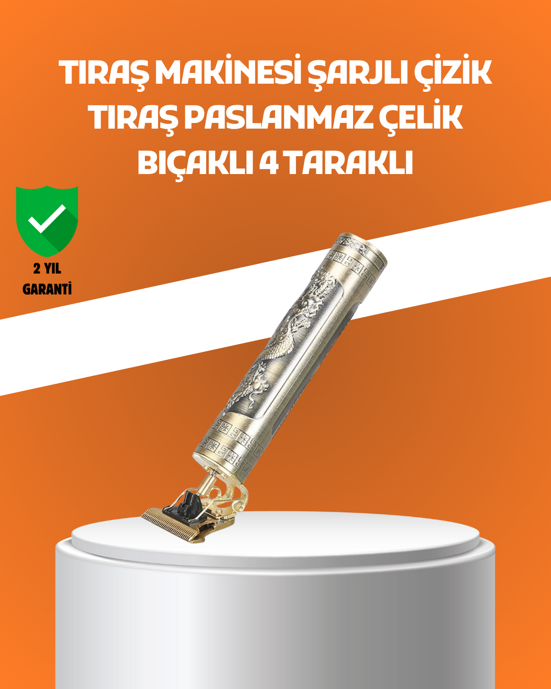 4-23 4 Başlıklı Suya Dayanıklı Saç Kesme Makinesi - vipsepet - Görsel 1