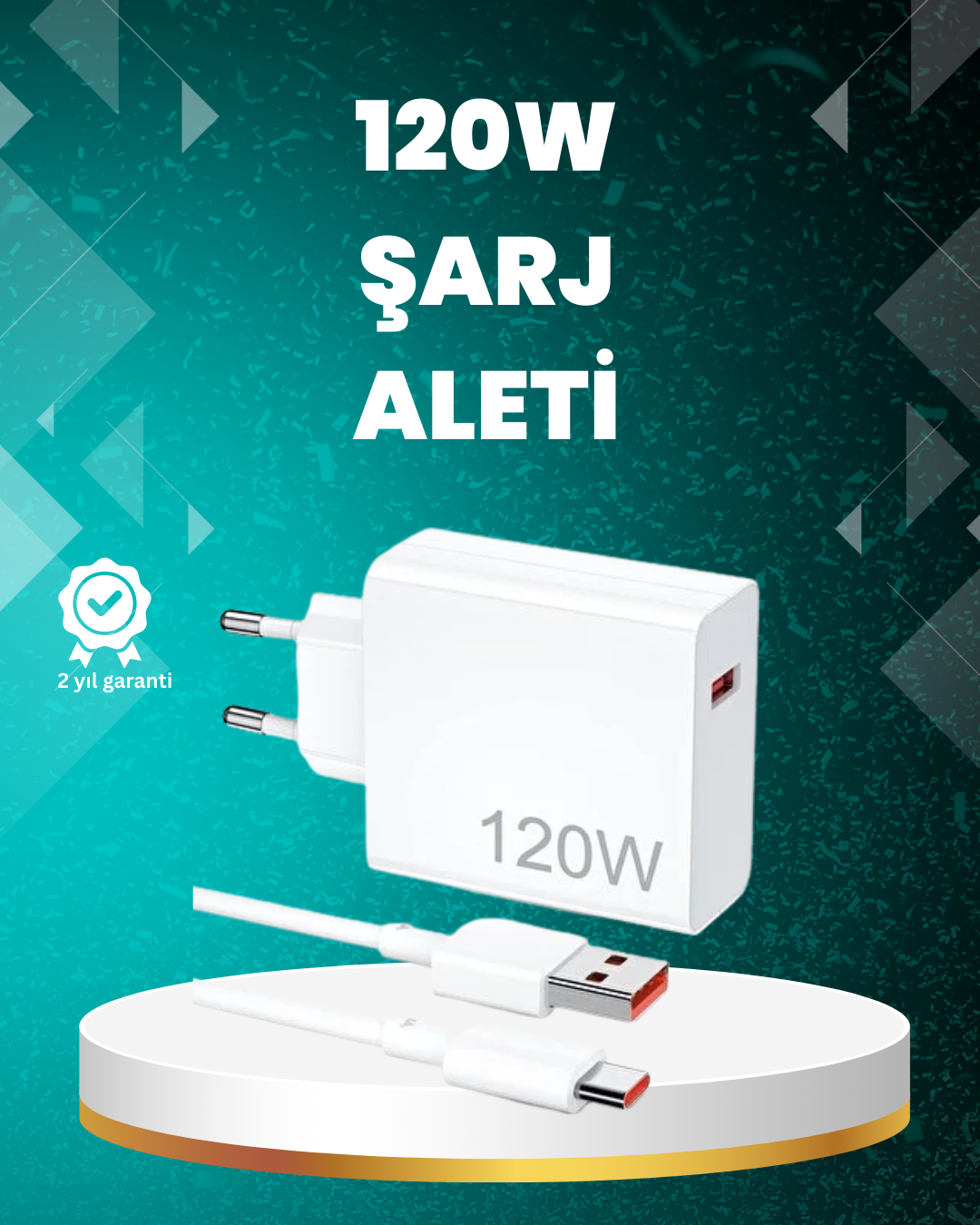 4-236 120 Watt Güçlü Hızlı Şarj Adaptörü Huawei P30 P40 Mate 20 Pro Uyumlu - Vipsepet - Görsel 1