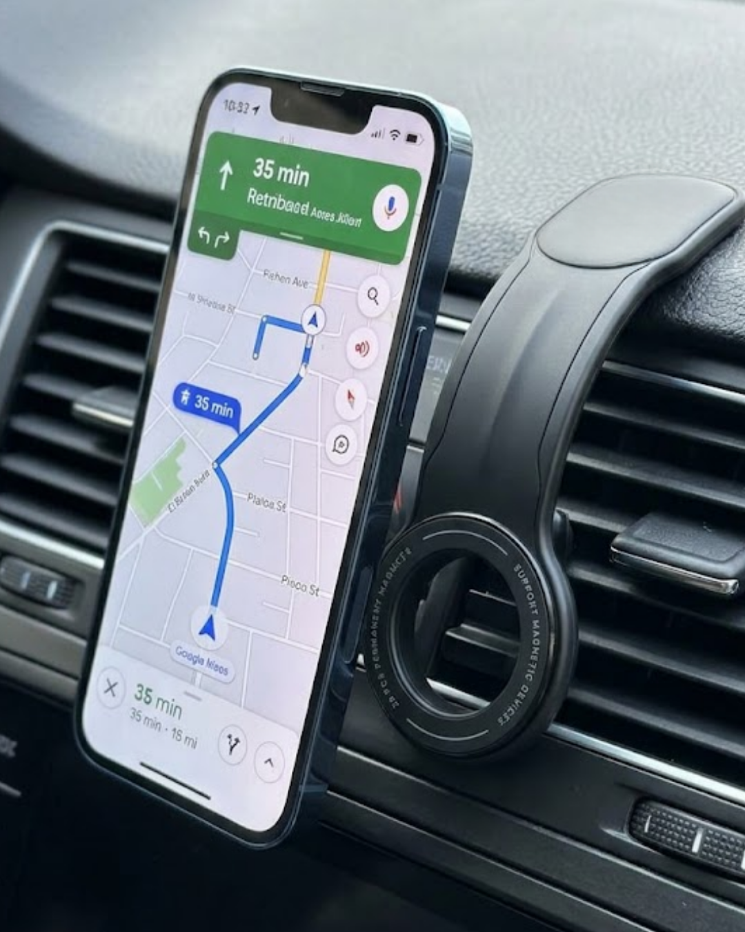 4-25 Evrensel Manyetik Araç Telefon Tutucu Yapışkan Tabanlı Telefon Standı - Vipsepet - Görsel 1