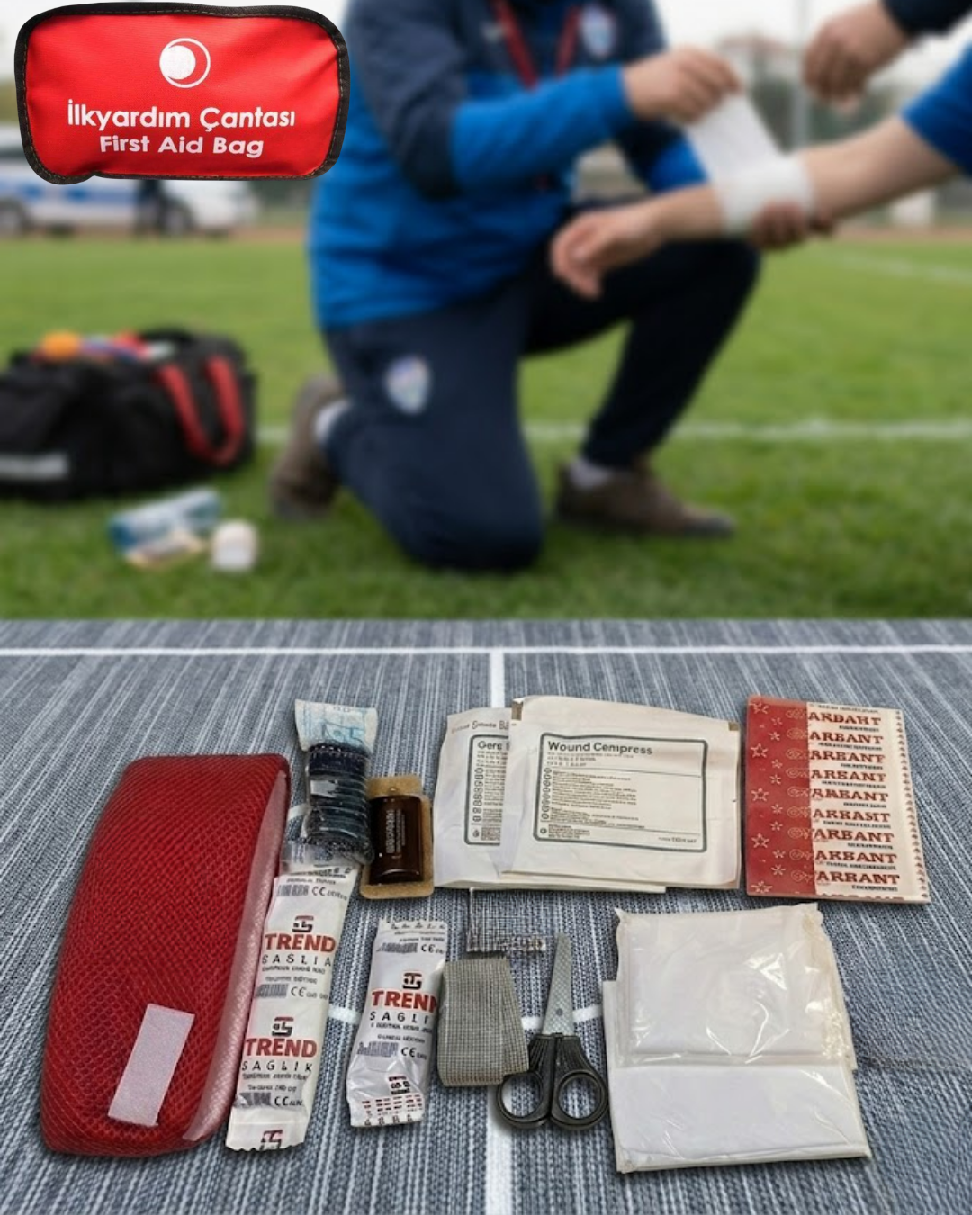 4-27 Acil Durum İlk Yardım Kiti Çok Amaçlı Kullanım ve Taşınabilir Tasarım - vipsepet - Görsel 1