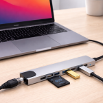 Type C Hub Çoklayıcı 8 Port USB HDMI RJ45 Kart Okuyucu - Vipsepet