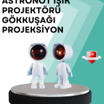 360° Ayarlanabilir Başlıklı Astronot Gece Lambası - Vipsepet