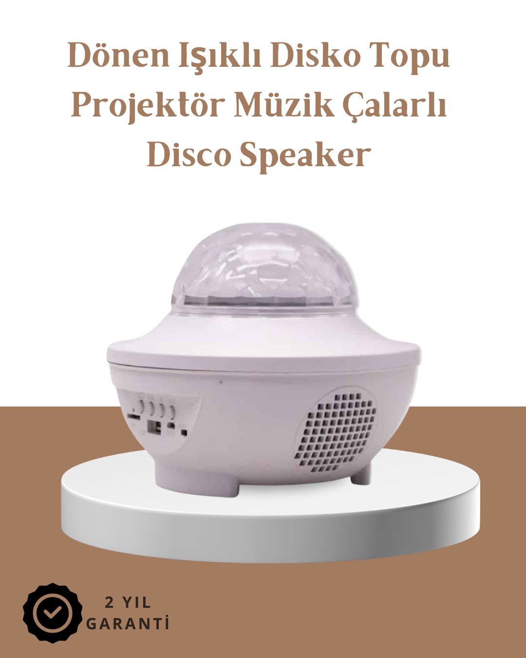 4-35 Müzik Ritimli Işık Değişimi Ve Dönen Dalga Efekti – Galaxy Projektör - Vipsepet - Görsel 1