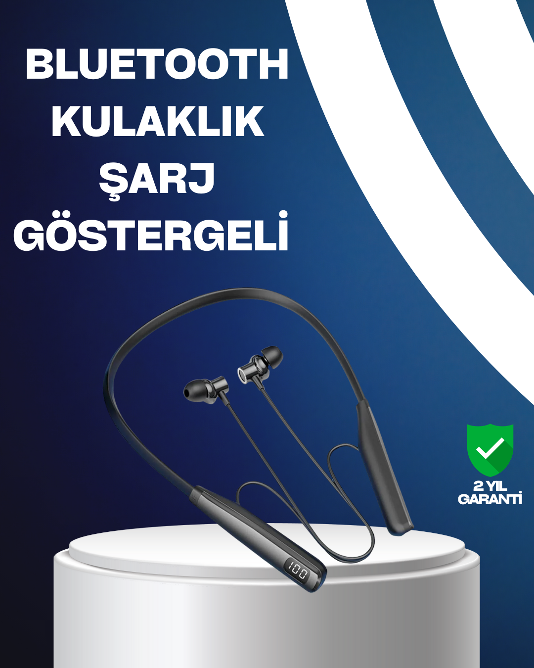 4-36 Bluetooth 5.3 Boyun Bantlı Kulaklık – Oyun ve Müzik Modu, SD Kart Desteği - Vipsepet - Görsel 1