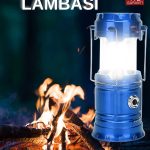 Kamp Lambası El Feneri Askılı Büyük Boy USB Şarjlı Işıldak - Vipsepet