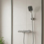 Çok Fonksiyonlu Siyah El Duşu Seti Spiral Hortum ve Duş Askısı Banyo Duş Başlığı - Vipsepet