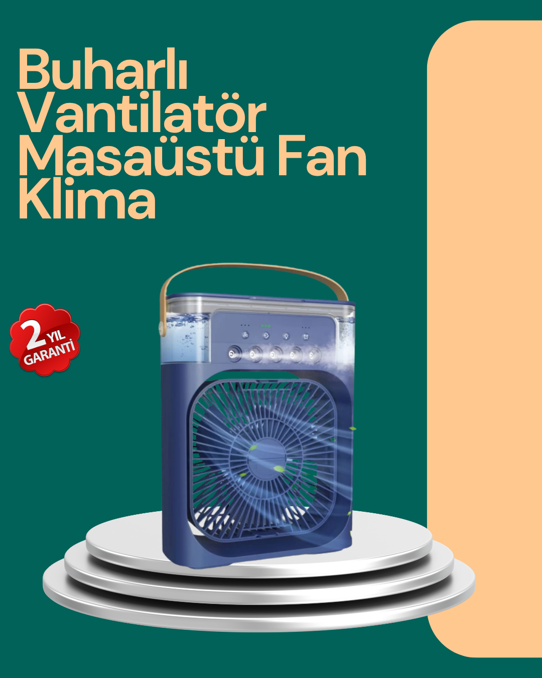 4-42 Modern Tasarımlı Kompakt ve Güçlü Hava Üfleyen Fan - Vipsepet - Görsel 1