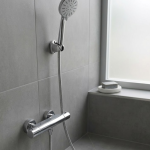 Krem Duş Başlığı Seti 4 Kademeli El Duşu Spiral Hortumlu Banyo Seti - Vipsepet