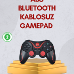 Ergonomik Tasarımlı Kablosuz Bluetooth Gamepad Titreşimli - Vipsepet