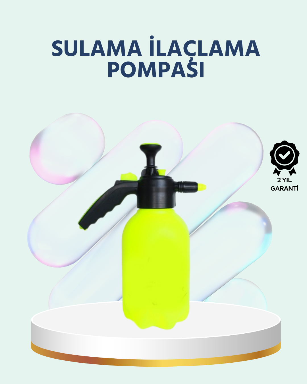 4-46 Basınçlı El Pompası 2 Litre Bakır Nozul Ayarlı Jet ve Dağınık Atım - Vipsepet - Görsel 1