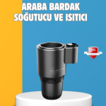 Dijital Ekranlı Akıllı Bardaklık Araç İçi Termal Isıtıcı Soğutucu - Vipsepet