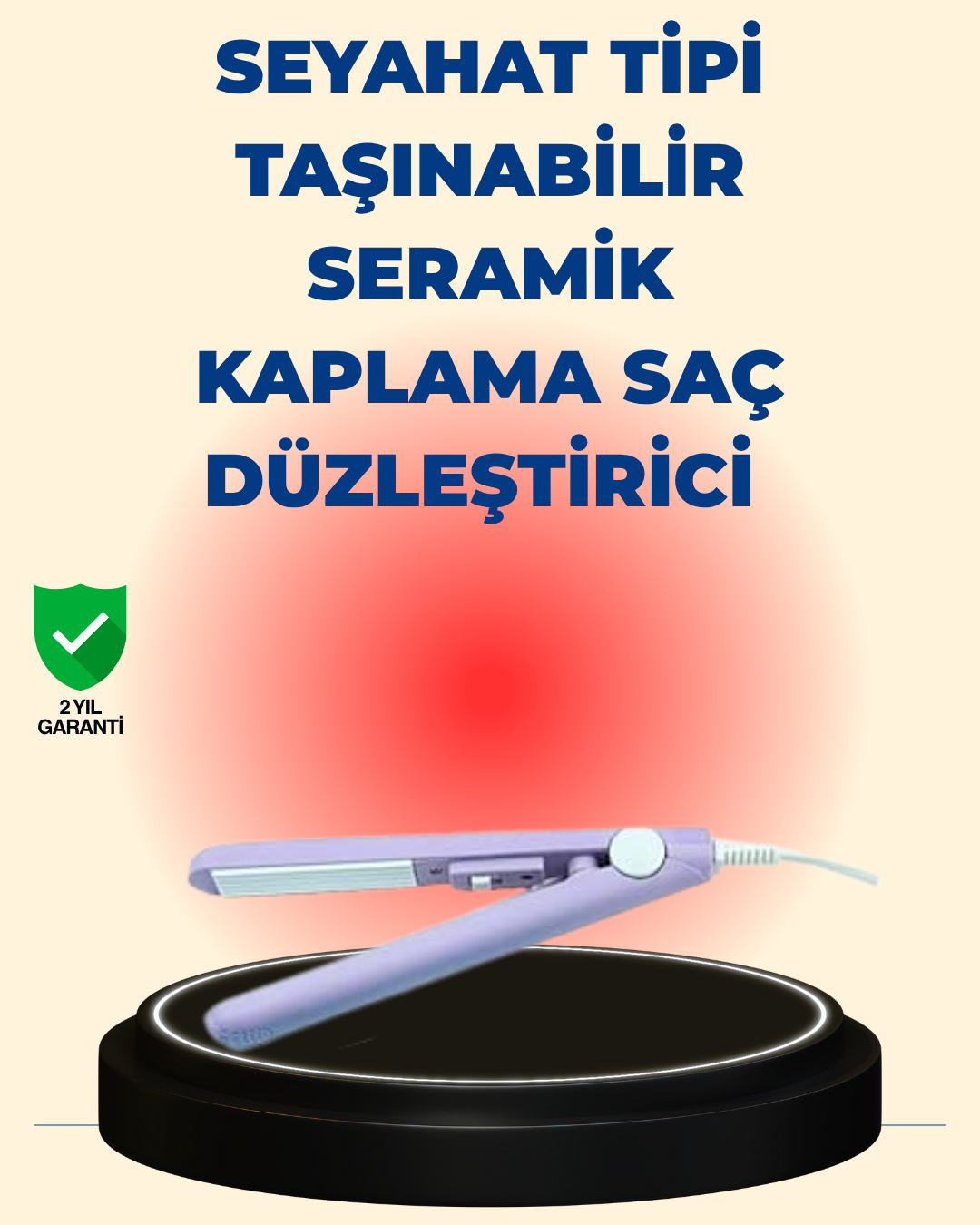 4 2’si 1 Arada Saç Düzleştirici ve Bukle Maşası – Düz ve Kıvırcık Saçlara Uygun Çok Yönlü Kullanım - Vipsepet - Görsel 1