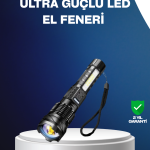 Outdoor ve Acil Durum İçin Güçlü LED El Feneri - Vipsepet