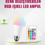 RGB Uzaktan Kumandalı LED Ampul 16 Renk Dekoratif Aydınlatma - Vipsepet