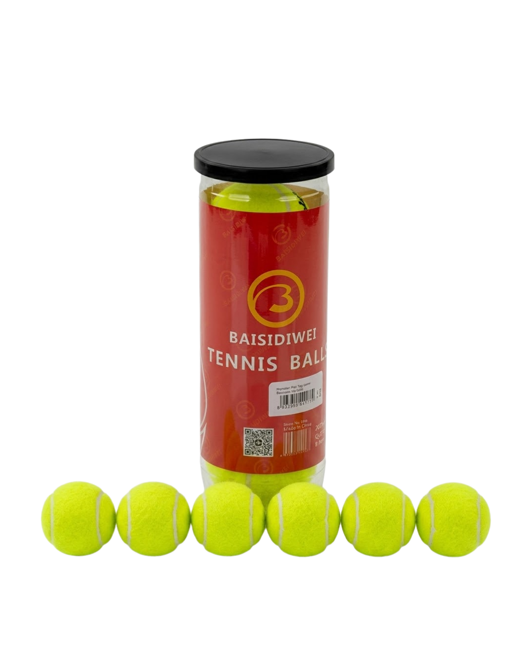 4-52 Dayanıklı Tenis Topu 6’lı Set Yüksek Zıplama ve Uzun Ömür - Vipsepet - Görsel 1