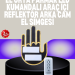 A Kalite Uzaktan Kumandalı LED Park Uyarı Işığı El Figürlü Model - Vipsepet