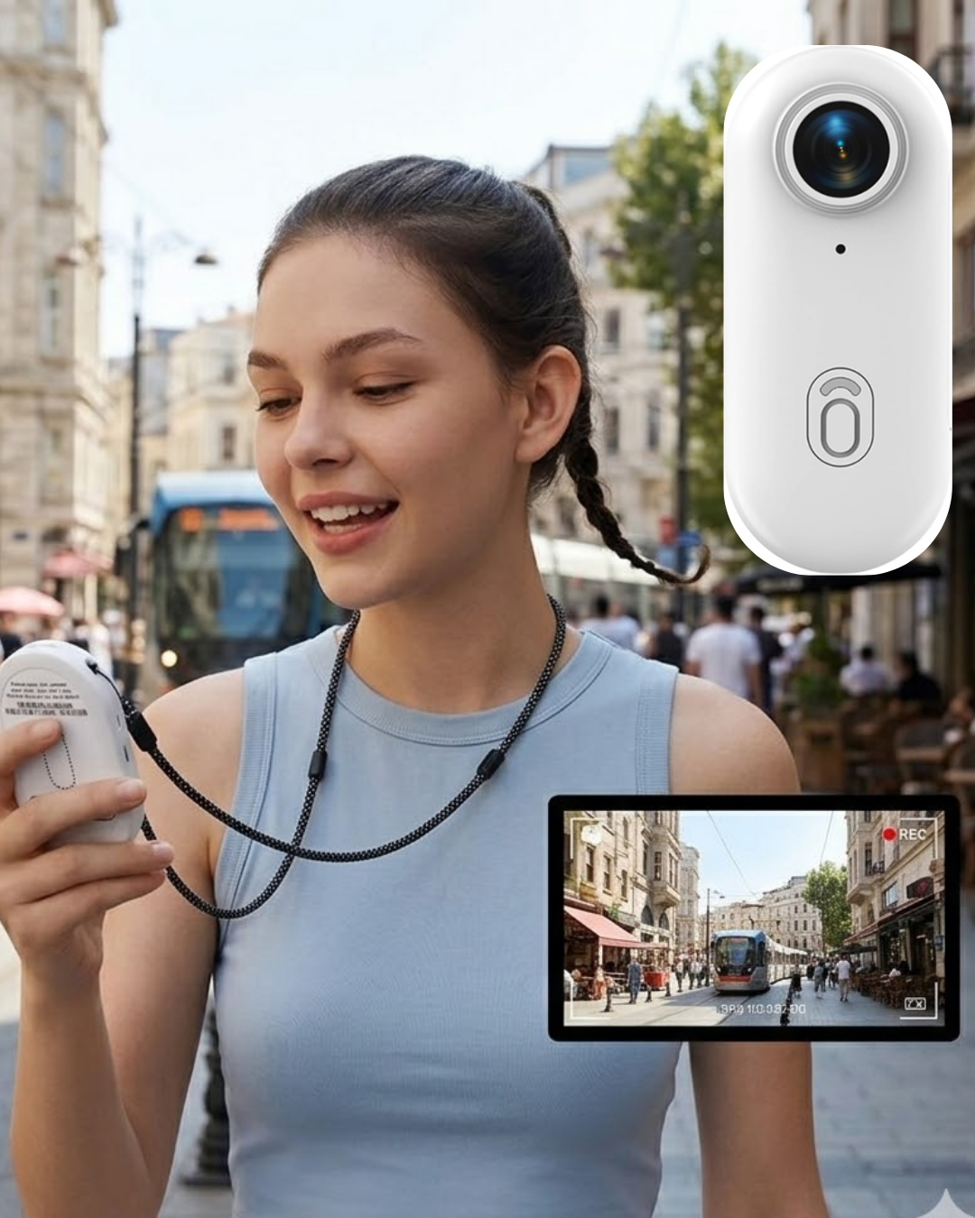 4-56 Su Altı Çekim Yapabilen Mini Kamera 30 Metre Waterproof WiFi Bağlantılı - Vipsepet - Görsel 1