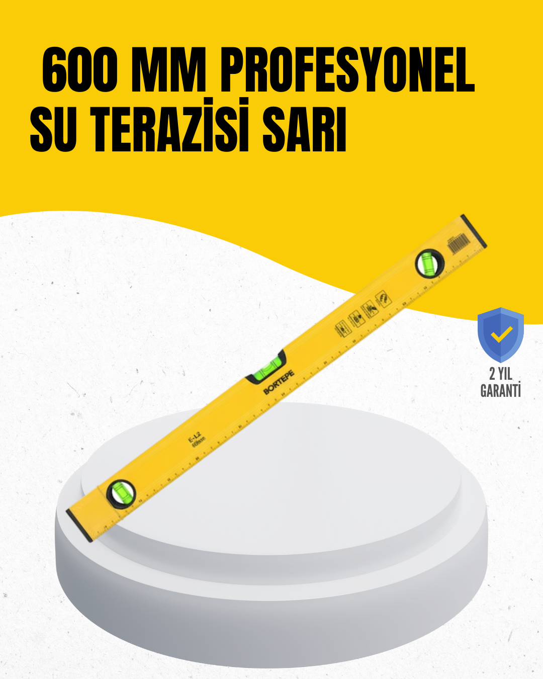 4-59 İnşaat ve Ev Kullanımı İçin 600 mm Su Terazisi - Vipsepet - Görsel 1