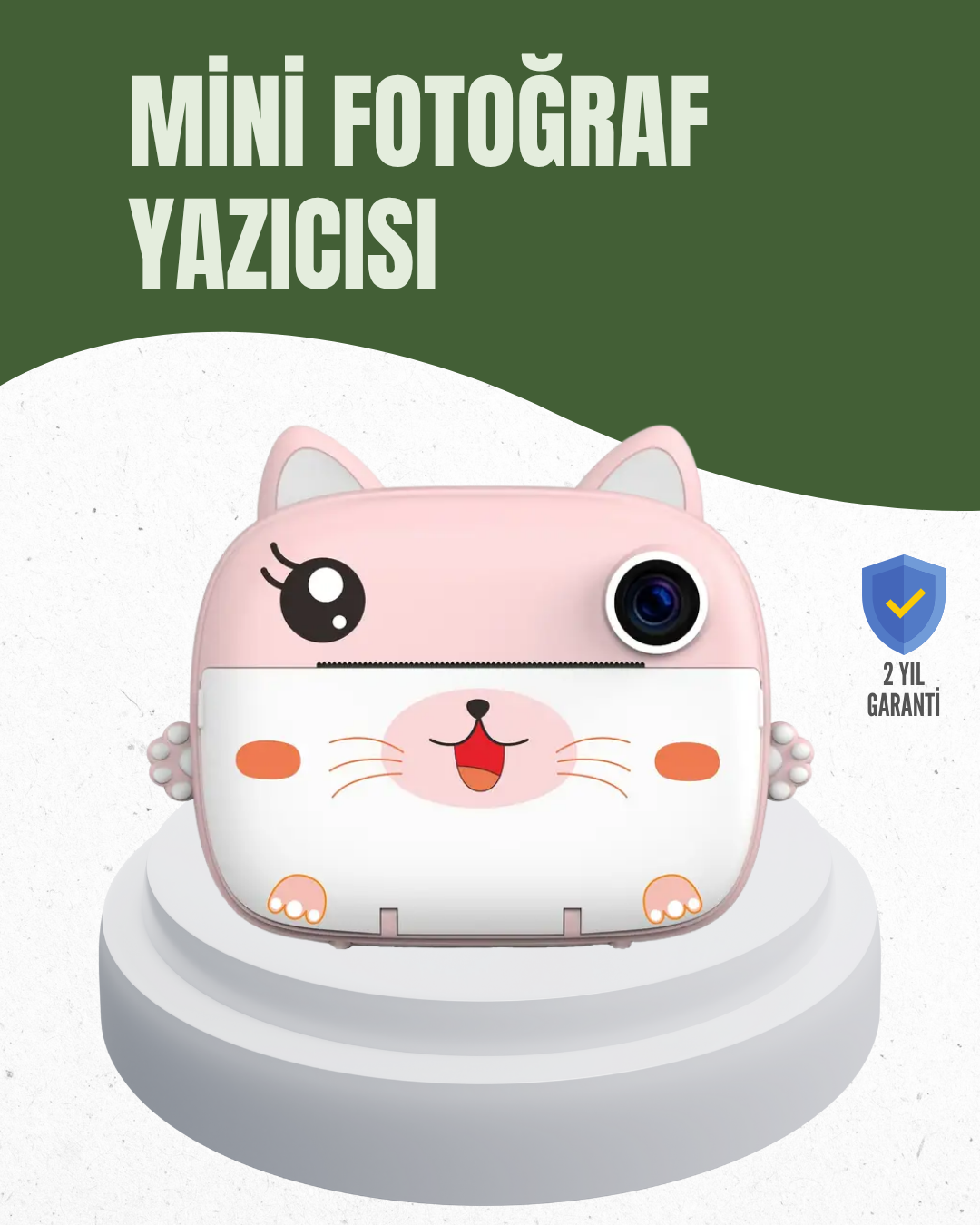 4-72 64GB TF Kart Destekli Çoklu Dil Seçeneği Sunan Anında Baskı Kamera - Vipsepet - Görsel 1