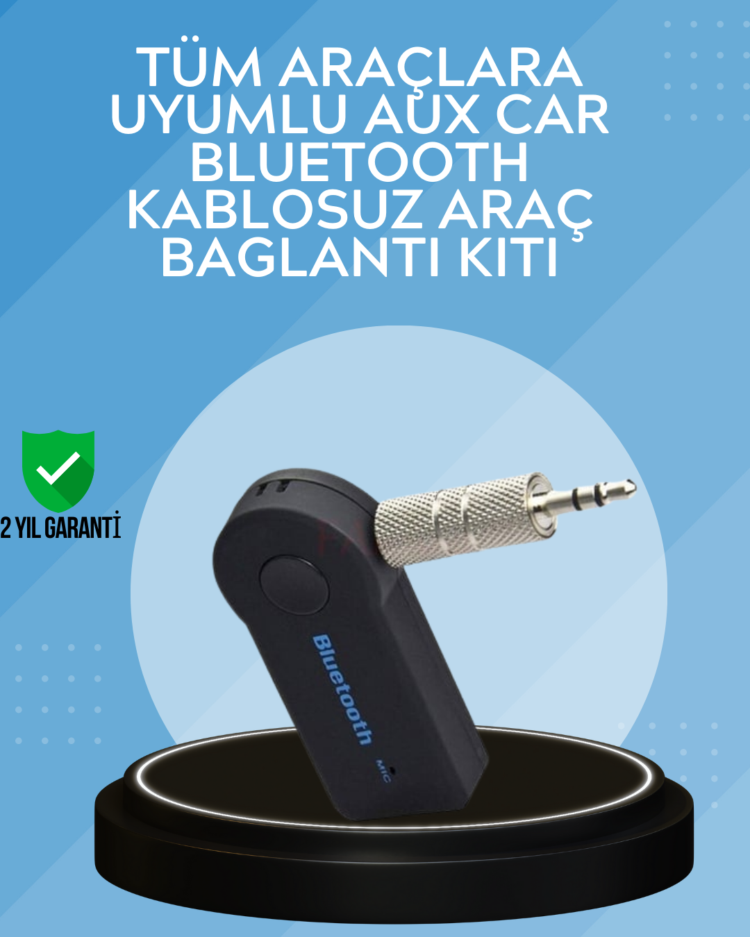 4-75 Kablosuz Bağlantı ile Müzik ve Görüşme Araç Kiti - Vipsepet - Görsel 1