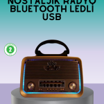 Bluetooth Özellikli Nostalji Radyo 3 Bant FM AM SW - Vipsepet