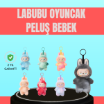 Yumuşak Kumaşlı 20 cm Labubu Peluş – 3 Yaş Üzeri Uygun - Vipsepet