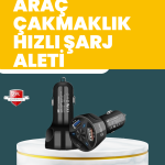 55W Hızlı Şarj Araç Çakmaklık Adaptörü QC 3.0 PD - Vipsepet