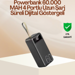 Tüm Cihazlara Uyumlu Çoklu Çıkışlı Powerbank - vipsepet