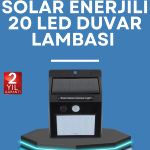 Hareket Algılamalı Solar LED Güvenlik Lambası - Vipsepet