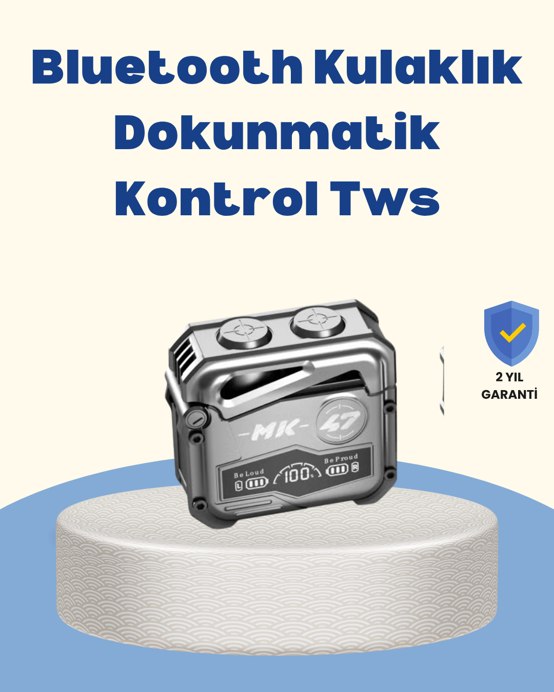 4-90 Kablosuz Kulaklık – 3D Ses ve Gürültü Engelleme - vipsepet - Görsel 1